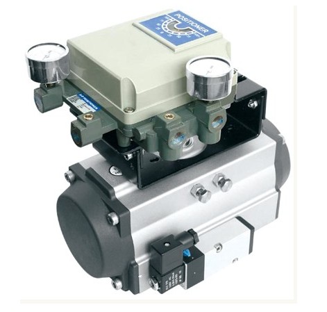 Double acting quarter turn actuators
